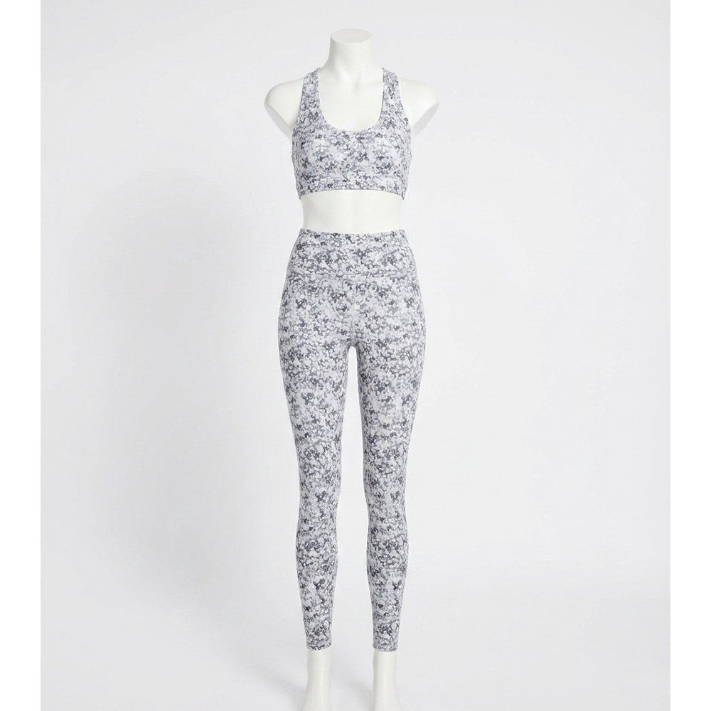 NEW VARLEY always high-rise leggings in blue meadow